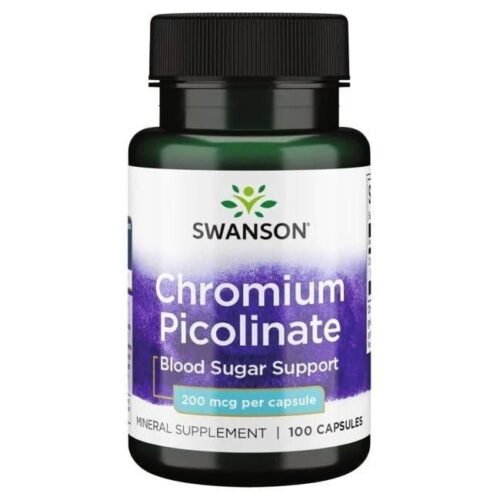 Chromium Picolinate 200 Mcg 100 Cápsulas  Swanson