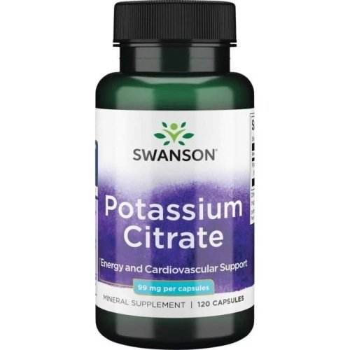 Potassium Citrate 99 Mg 120 Cápsulas Swanson