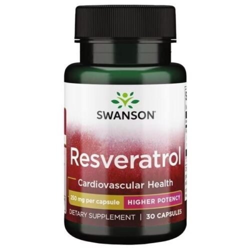 Resveratrol 250 Mg 30 Cápsulas  Swanson