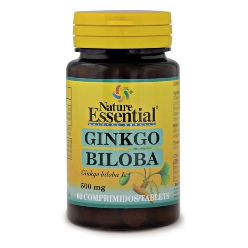 Ginkgo biloba 500 mg. 60 Comprimidos Nature Essential