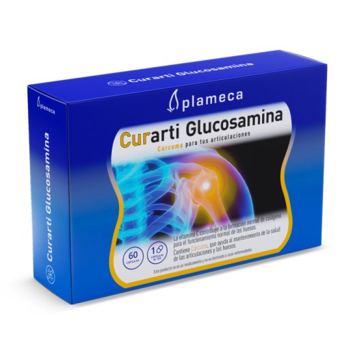 Curarti Glucosamina 60 Cápsulas Plameca