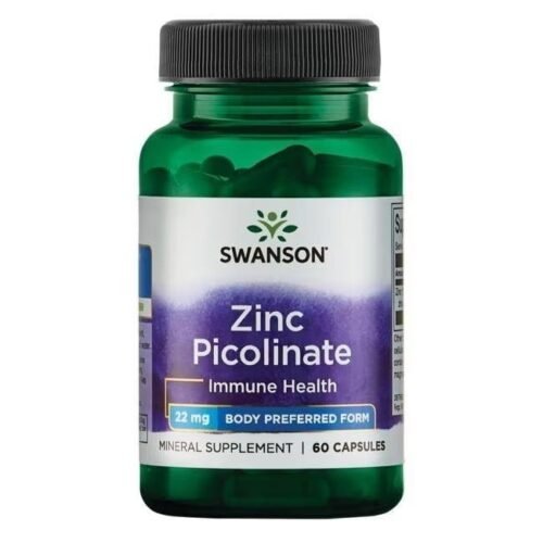 Zinc Picolinate 22 Mg 60 Cápsulas  Swanson