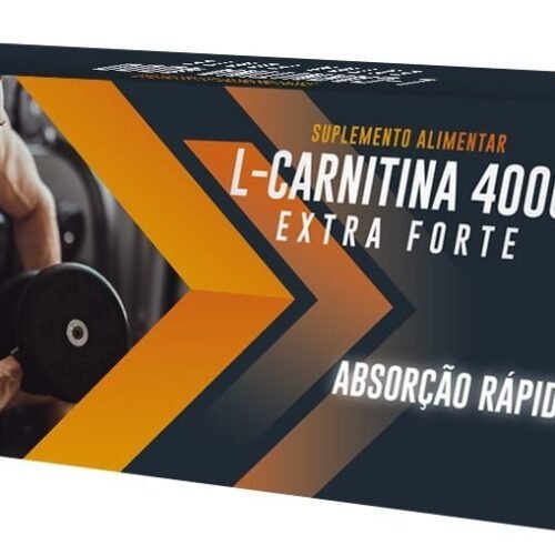 L-Carnitina 4000 Extra Forte 30 Ampolas Novo Horizonte