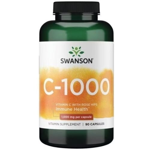 C-1000 Vitamin C with Rose Hips 90 Cápsulas Swanson