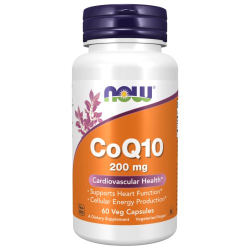 CoQ10 200 Mg 60 Cápsulas Now