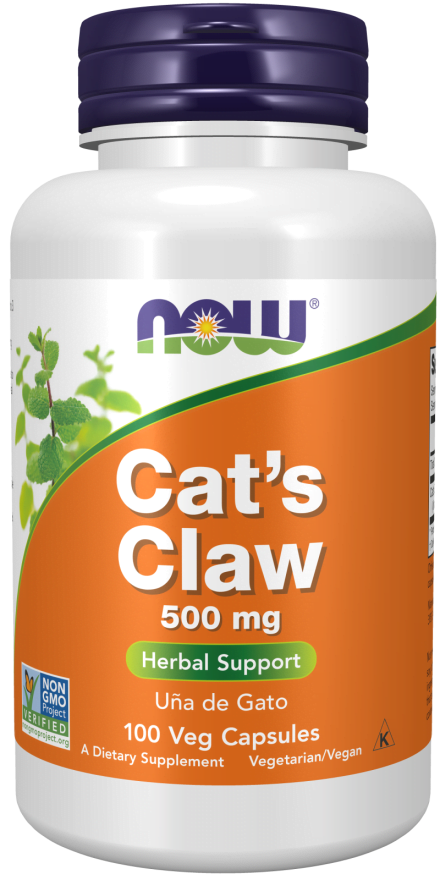 Cat's Claw 500 mg 100 Cápsulas Vegetais Now