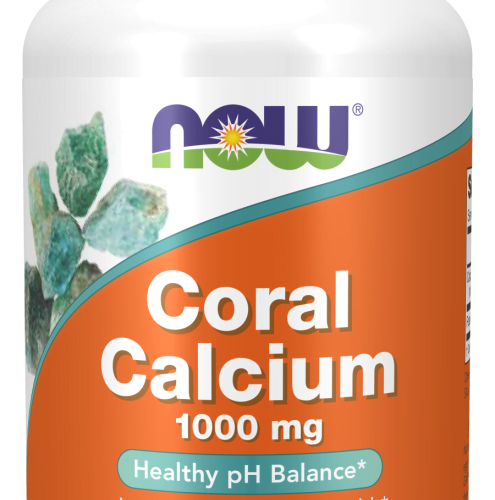 Coral Calcium 1000 mg 100 Cápsulas Vegetais Now
