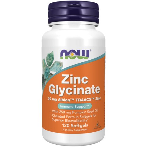 Zinc Glycinate 120 Softgels Now