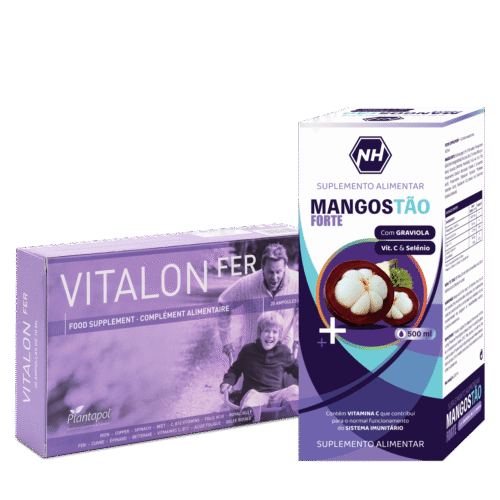 Pack Mangostão Forte + Vitalon Fer
