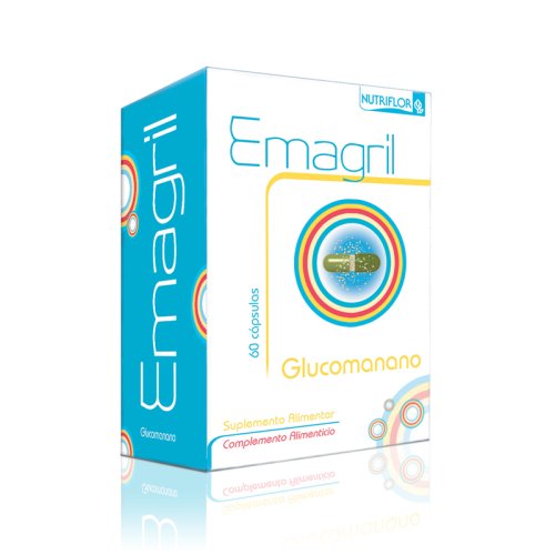 Emagril - Glucomanano 60 Cápsulas Nutriflor