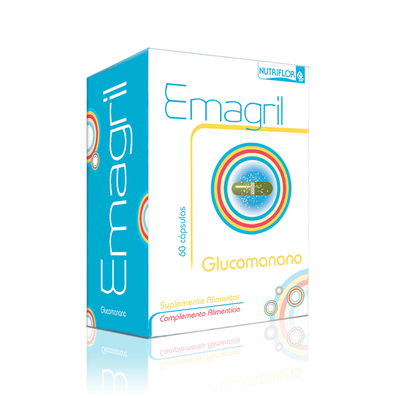 Emagril - Glucomanano 60 Cápsulas Nutriflor