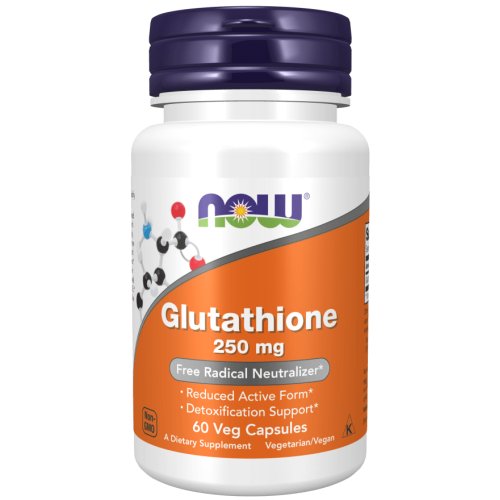 Glutathione 250 mg 60 Veg Capsules Now
