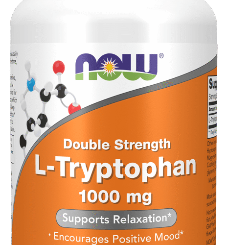 L-Tryptophan, Double Strength 1000 mg 60 Comprimidos Now