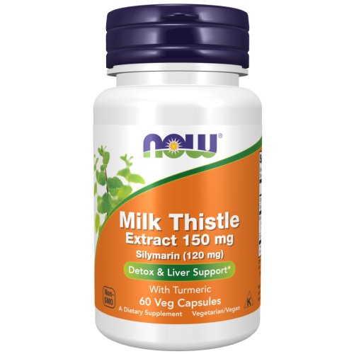 Milk Thistle Extract 150 mg Silymarin (120 mg) 60 Veg Capsules Now