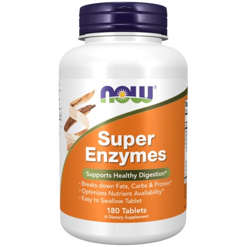 Super Enzymes 180 Comprimidos Now