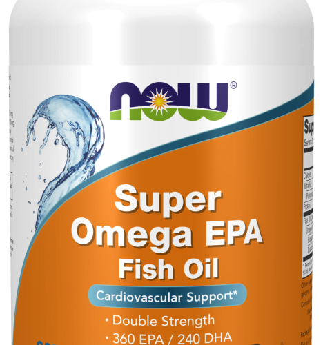 Super Omega EPA Fish Oil, Double Strength 120 Softgels Now