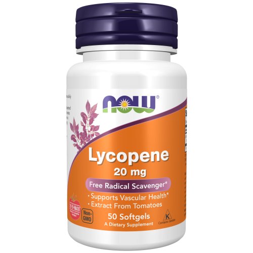 Lycopene 20 mg 50 Softgels Now