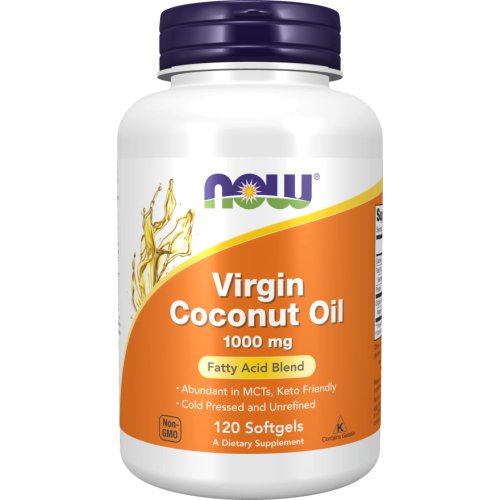 Virgin Coconut Oil 1000 mg Softgels Now