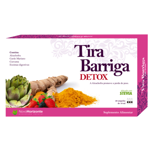 Tira Barriga Detox 20 Ampolas Novo Horizonte