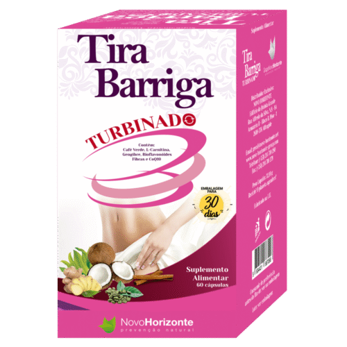 Tira Barriga Turbinado 60 Cápsulas Novo Horizonte