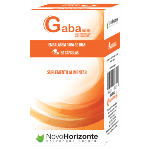 Gaba 500 Mg 60 Cápsulas Novo Horizonte
