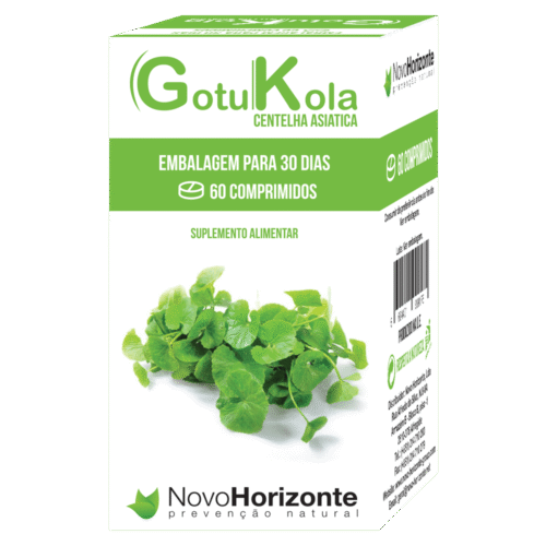 Gotu Kola (Centelha Asiática) 750 Mg 60 Comprimidos Novo Horizonte