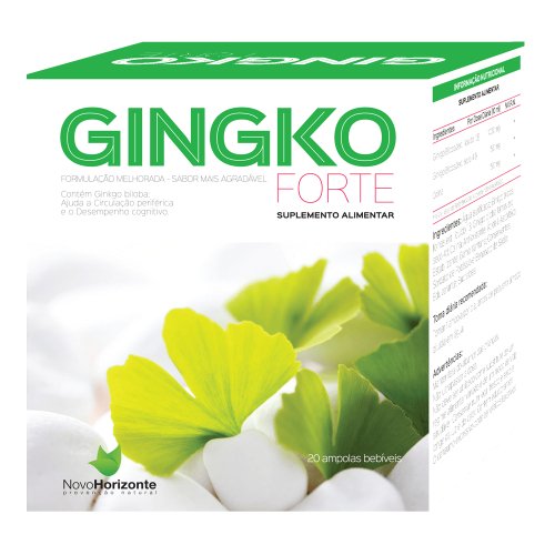 Ginkgo Forte 20 Ampolas Novo Horizonte