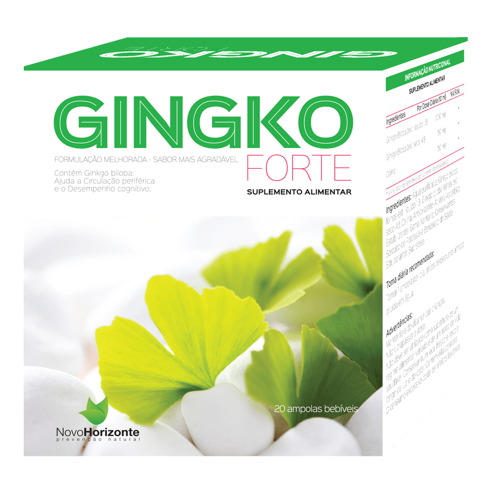 Ginkgo Forte 20 Ampolas Novo Horizonte