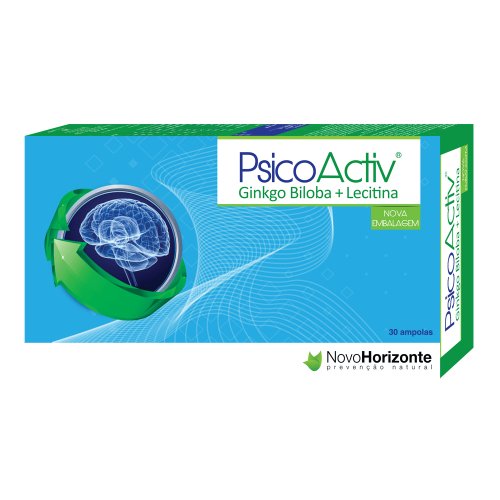 Psico Activ + Ginkgo Biloba 30 Ampolas Novo Horizonte
