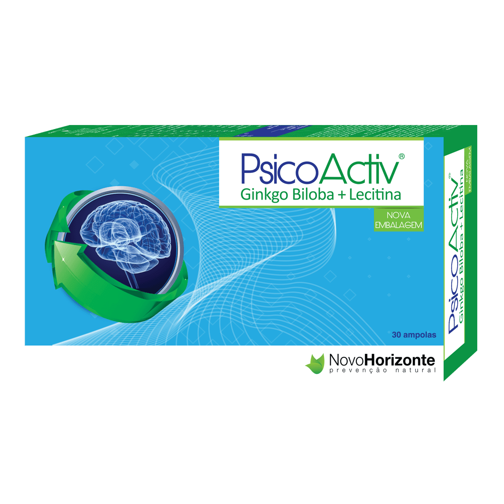 Psico Activ + Ginkgo Biloba 30 Ampolas Novo Horizonte