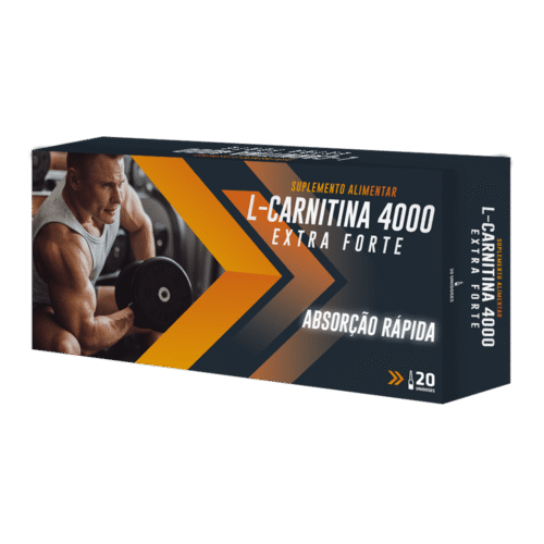 L-Carnitina 4000 Extra Forte 20 Ampolas Novo Horizonte