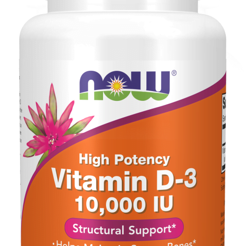 Vitamin D-3 10000 U.I. 120 Softgels Now