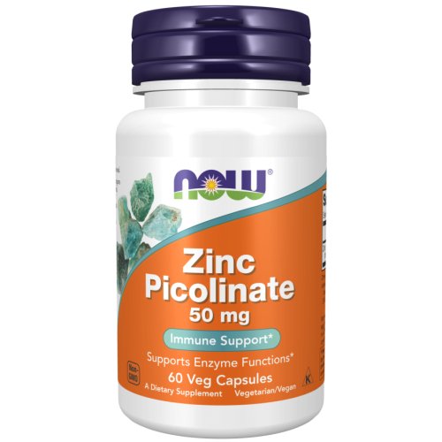 Zinc Picolinate 50 Mg 60 Cápsulas Vegetais Now