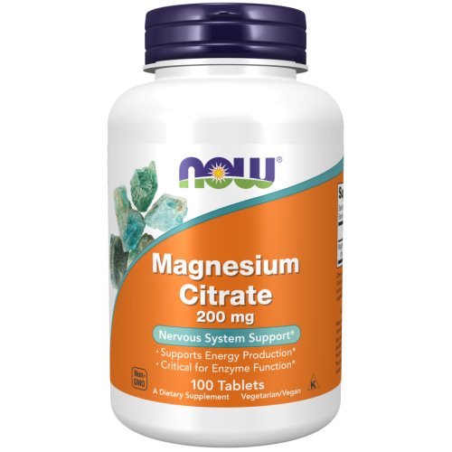 Magnesium Citrate (200 Mg) 100 Comprimidos Now