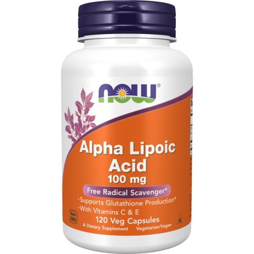 Alpha Lipoic Acid 100 mg 120 Cápsulas Now