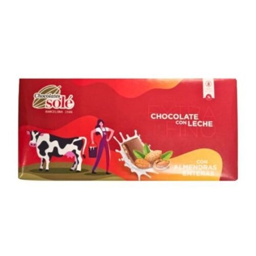 Chocolate Leite com Amêndoas 150g Solé