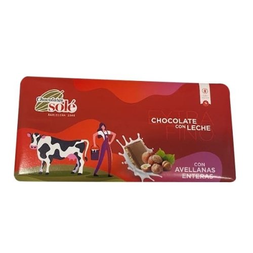 Chocolate Leite com Avelãs 150g Solé