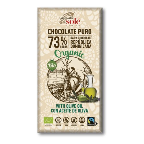 Chocolate Negro 56% Azeite Bio 100 Grs Solé