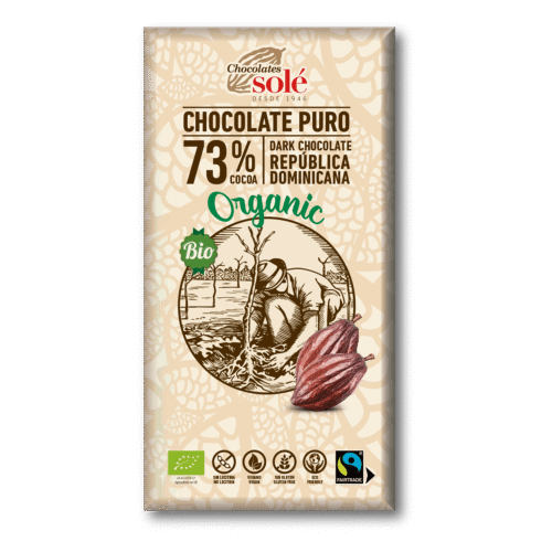Chocolate Negro 73% Bio 100g Solé