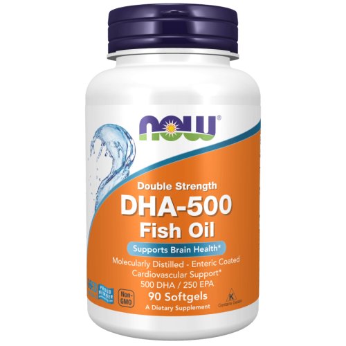 Dha - 500 Alta Potência (500 Dha / 250 Epa) 90 Cápsulas Now