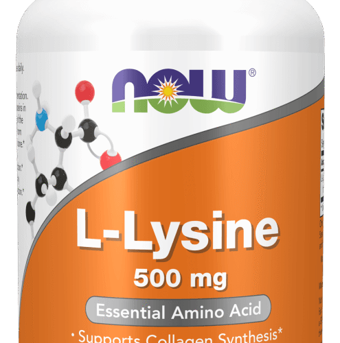L-Lysine 500 mg 100 Cápsulas Now
