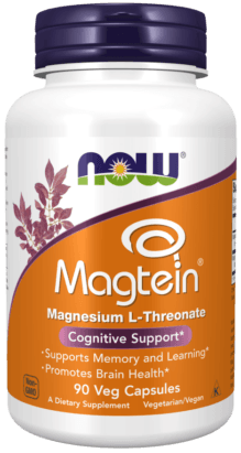 L-Treonato de Magnésio (Magtein®) 90 Cápsulas Vegetais Now