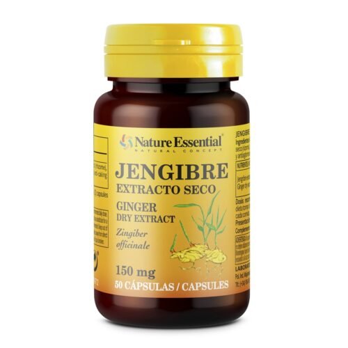Gengibre Extrato Seco 150 mg 50 Cápsulas Nature Essential