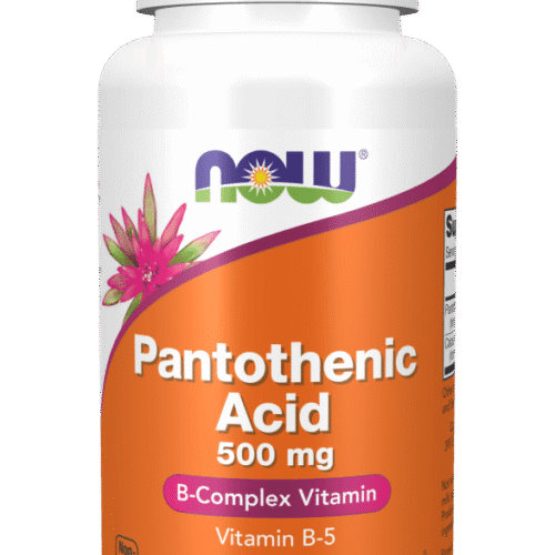 Pantothenic Acid 500 mg 100 Cápsulas Vegetais Now