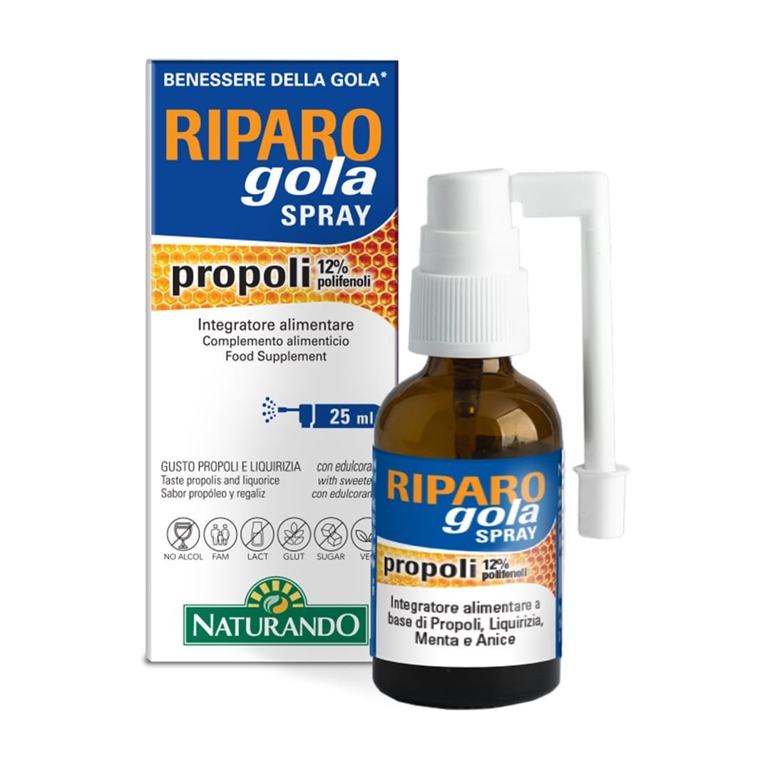 Riparo Gola Spray 25 Ml Naturando
