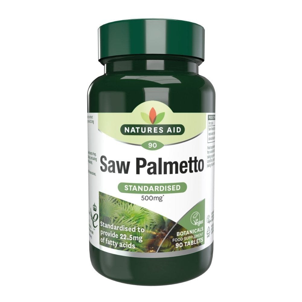 Saw Palmetto 500mg 90 Comprimidos Natures Aid