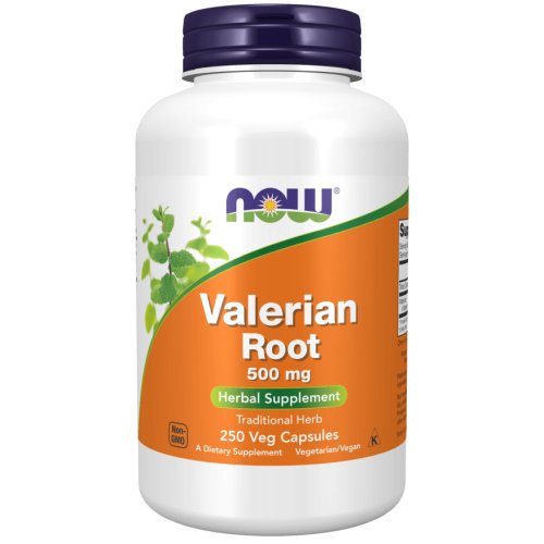 Valerian Root 500 mg 250 Cápsulas Now