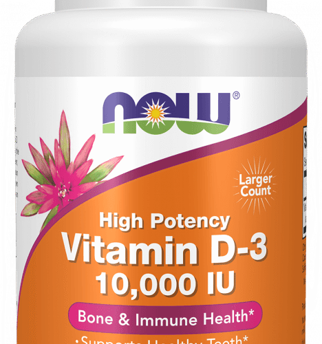 Vitamin D-3 10000 U.I. 240 Softgels Now