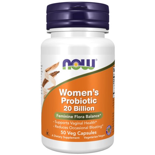 Women's Probiotic 20 Billion 50 Cápsulas Vegetais Now