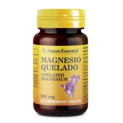 Magnésio Quelado 300 mg 50 comprimidos Nature Essential